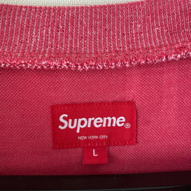 supreme jacquard logo crewneck L - www.brunokons.com.br