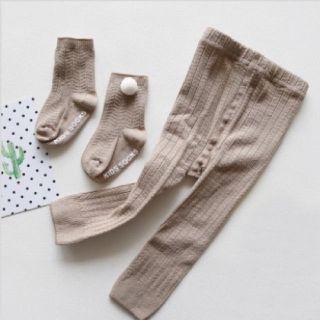 ベビーギャップ(babyGAP)のdon様専用ポンポン付き靴下＆レギンスセット⭐️(靴下/タイツ)