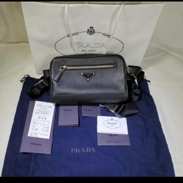 PRADA プラダ サフィアーノ ボディバッグ ウエストバッグ