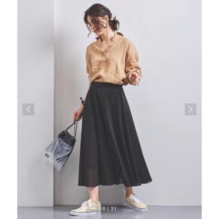 ユナイテッドアローズ(UNITED ARROWS)のUNITED ARROWS ＊ UWCS シアーフレアスカート (ロングスカート)