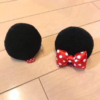 ディズニー(Disney)のディズニー　ミニーちゃんつけ耳_ヘアピンタイプ(カチューシャ)