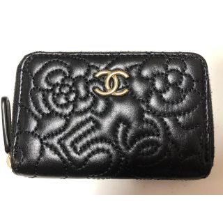 シャネル(CHANEL)のシャネル　カメリアコインケース  美品(コインケース)