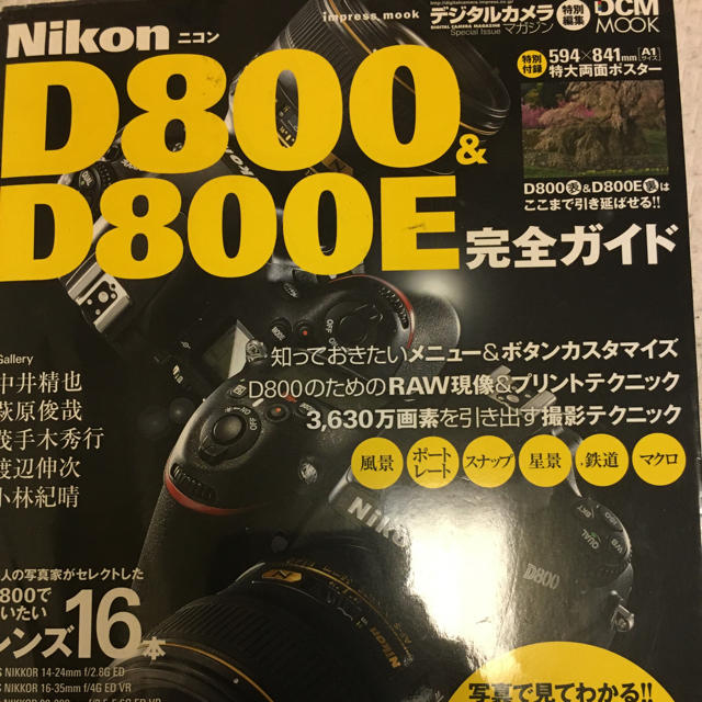 NikonのD800Eとおまけカメラ