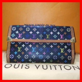 ルイヴィトン(LOUIS VUITTON)の美品★ルイヴィトンマルチカラーノワール財布(財布)