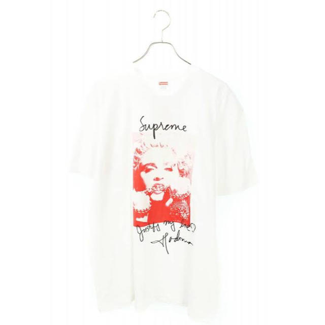 価格は安く Supreme - 希少 Sサイズ 白 madonnaTee supreme Tシャツ+カットソー(半袖+袖なし)
