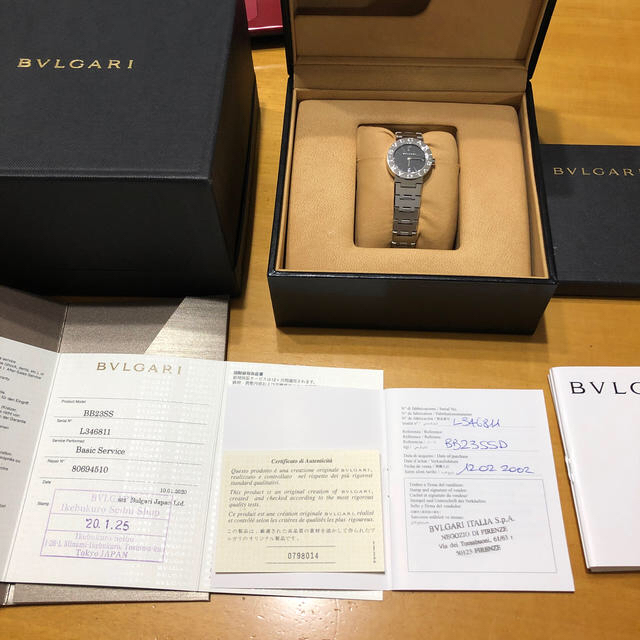 ファッション小物BVLGARI BB23SS 時計