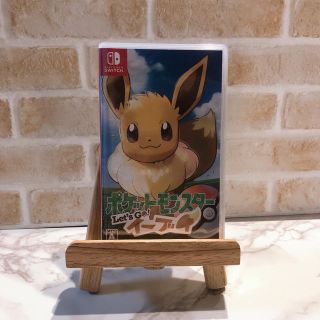 ニンテンドースイッチ(Nintendo Switch)の【新品未開封】ポケットモンスター　let's go イーブイ(家庭用ゲームソフト)