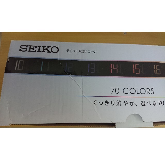 セイコー クロック 掛け時計 置き時計 兼用 電波 デジタル 交流式 カラー液晶 シリーズC3 白 DL208W SEIKO - 6