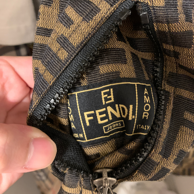 FENDI(フェンディ)のFENDI ズッカ柄リバーシブルジャケット メンズのジャケット/アウター(ライダースジャケット)の商品写真