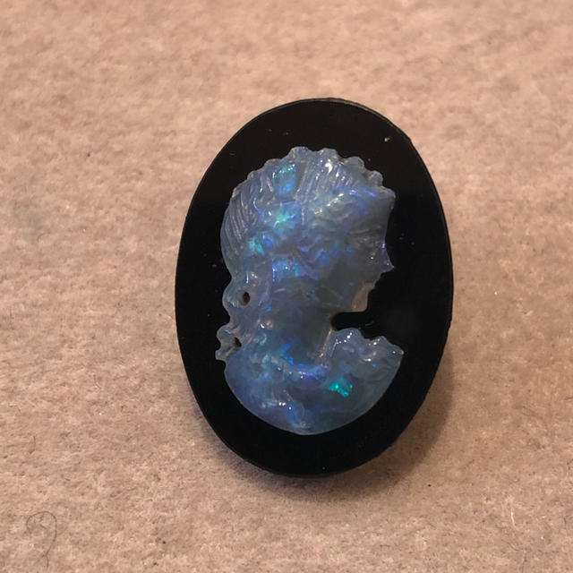 天然 オニキス オパール カメオ ルースの通販 by メグMEG's shop 天然 オニキス オパール カメオ ルースの通販 by メグMEG's shop