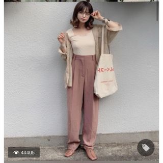 ビューティアンドユースユナイテッドアローズ(BEAUTY&YOUTH UNITED ARROWS)の※最終お値下げ※ 6 roku ジョーゼットハイウエストパンツ(カジュアルパンツ)