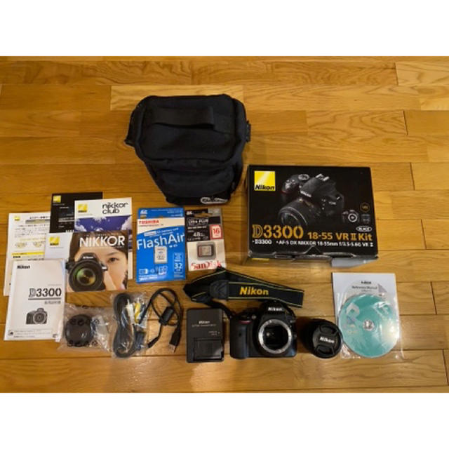 Nikon D3300 VRⅡ Kit  ※SDカード2枚、カメラケース付き