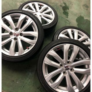 エンケイ/スズキ/スイフトRS純正16インチ 軽流用 ホイールタイヤセット