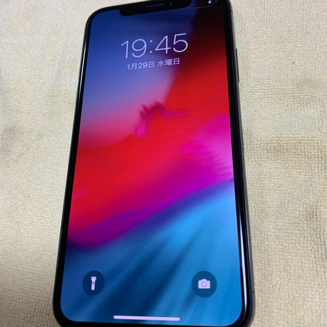 【高い素材】 Apple BK 64G iPhoneX 専用品SIMロック解除済 - スマートフォン本体