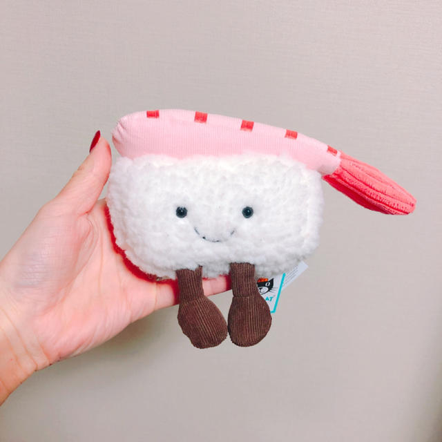 gelato pique(ジェラートピケ)のjellycat  新作　国内完売品　お寿司さん　エビ エンタメ/ホビーのおもちゃ/ぬいぐるみ(ぬいぐるみ)の商品写真