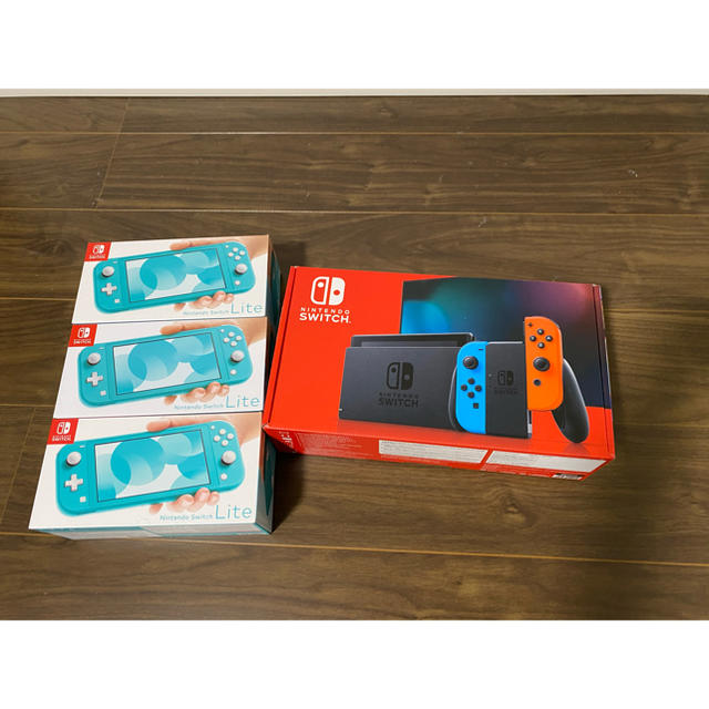 卸売 - Switch Nintendo Switch 本体　計4台　新品　即納　ニンテンドー　任天堂 lite  家庭用ゲーム機本体