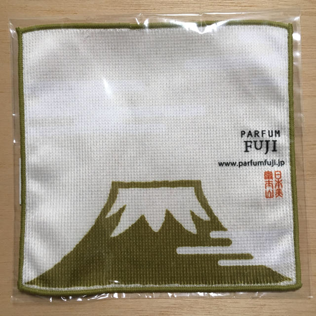 富士山　ハンドタオル レディースのファッション小物(ハンカチ)の商品写真