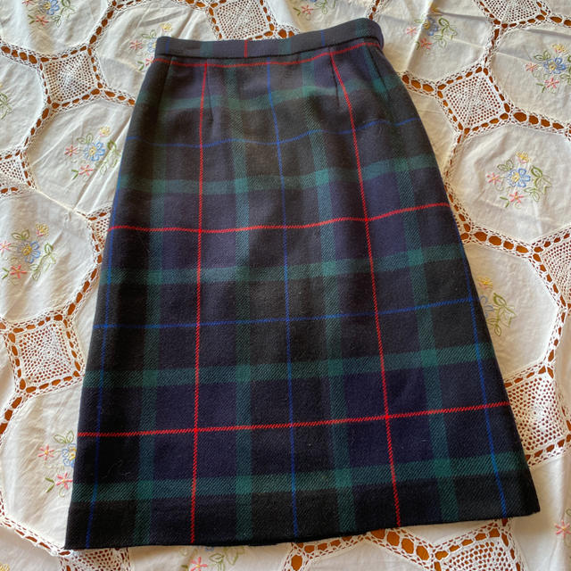 Grimoire(グリモワール)のブラックウォッチ　ウール　スカート レディースのスカート(ひざ丈スカート)の商品写真