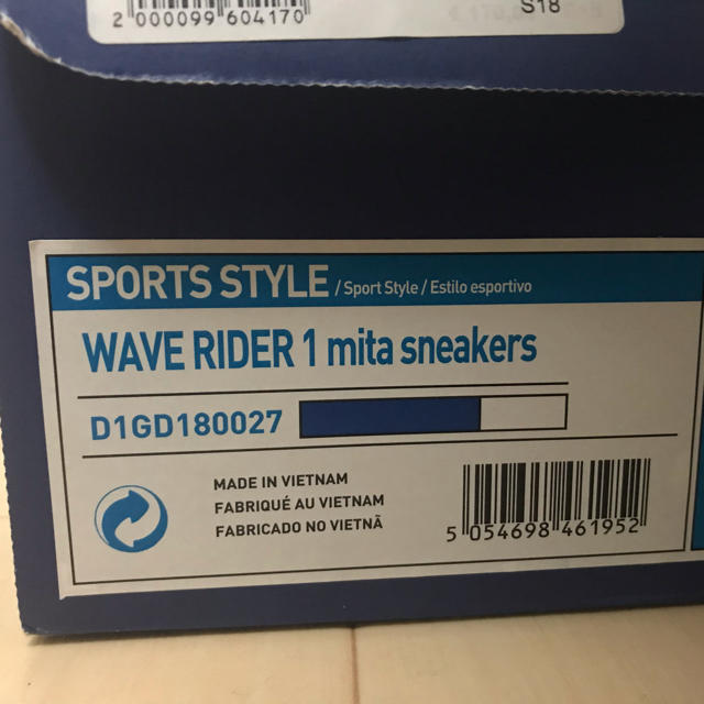 MIZUNO(ミズノ)のMIZUNO WAVE RIDER 1 mita sneakers KAZOKU メンズの靴/シューズ(スニーカー)の商品写真