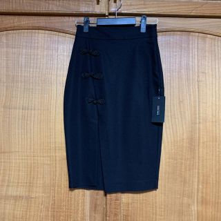 ザラ(ZARA)のフロントスリットスカート(ひざ丈スカート)