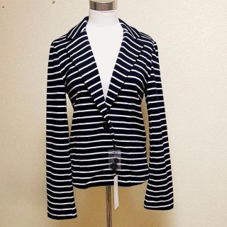 セシルマクビー(CECIL McBEE)の新品☆セシルマクビー  ボーダー柄ジャケット♪(テーラードジャケット)