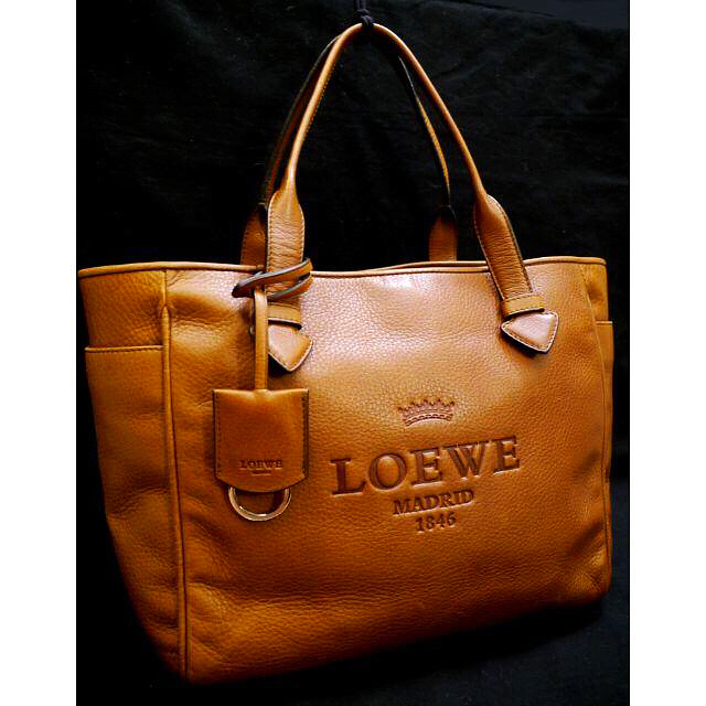 美品18万◇LOEWE ロエベ ヘリテージ M A4対応 レザー トート バッグ-