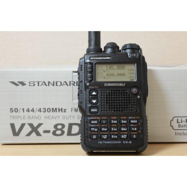 STANDARD VX-8D 50/144/430MHz 新スプリアス機 美品の通販 by STANDARD VX-8D 50/144/430MHz 新スプリアス機 美品の通販 by