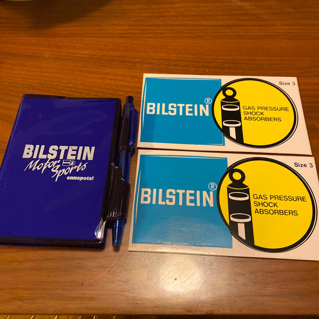 BILSTEIN ステッカーとメモ帳のセット 自動車/バイクの自動車/バイク その他(その他)の商品写真