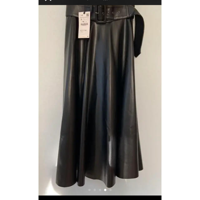 ZARA(ザラ)のZARA 人気完売レザースカート Sサイズ レディースのスカート(ロングスカート)の商品写真