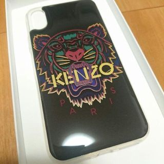 ケンゾー(KENZO)の★新品 【KENZO】iPhoneXS/XケースBK マルチタイガー(iPhoneケース)