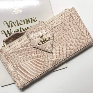 ヴィヴィアンウエストウッド(Vivienne Westwood)のヴィヴィアン ウエストウッド Vivienne 長財布 正規品 クロコ ピンク (財布)