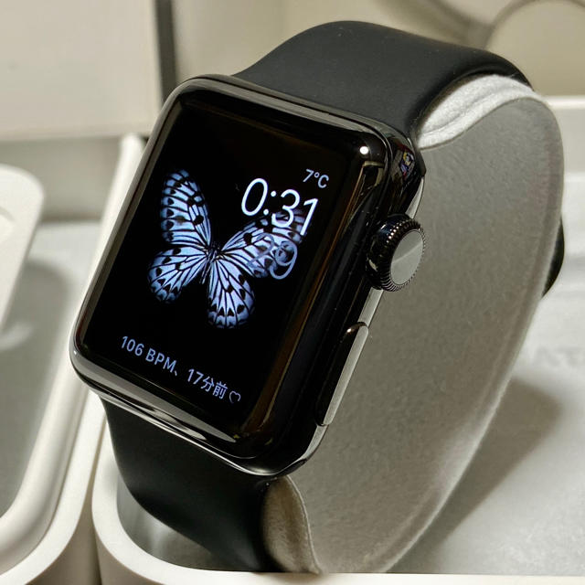 Apple Watch - Apple Watch Series2 38mm スペースブラックステンレスの通販 by sora's shop｜アップルウォッチならラクマ 格安大得価