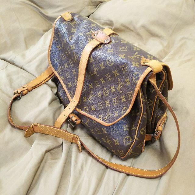 LOUIS VUITTON - ルイヴィトン ソミュール モノグラム LOUIS VUITTON