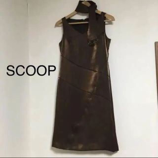 SCOOP ワンピース ドレス(ひざ丈ワンピース)