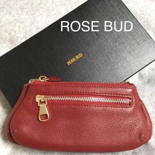 ローズバッド(ROSE BUD)の【新品・未使用】本革 チェーン バッグ（赤）レザー(ショルダーバッグ)