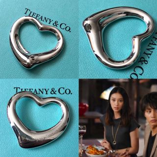 【箱付き極美品】Tiffany　ティファニー　オープンハート　XL ネックレス