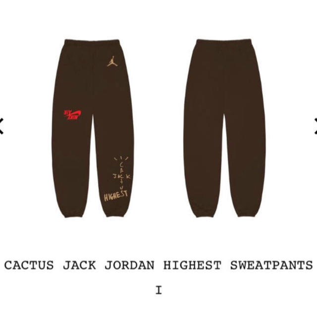CACTUS(カクタス)のCACTUS JACK JORDAN HIGHEST SWEATPANTS 茶L メンズのパンツ(その他)の商品写真