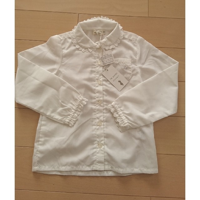 la poche biscuit♡女の子用フォーマルシャツ キッズ/ベビー/マタニティのキッズ服女の子用(90cm~)(ブラウス)の商品写真