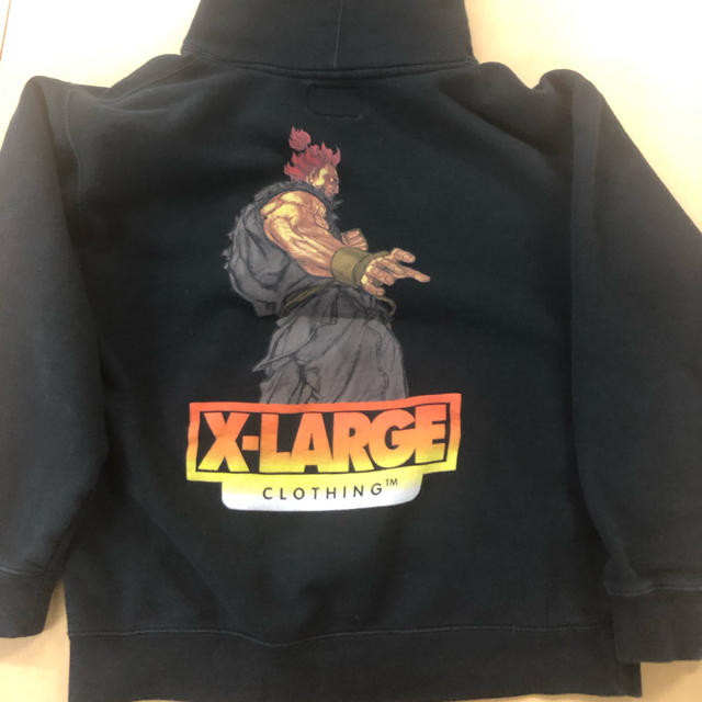 xlarge ストリートファイターコラボ ゴウキパーカー