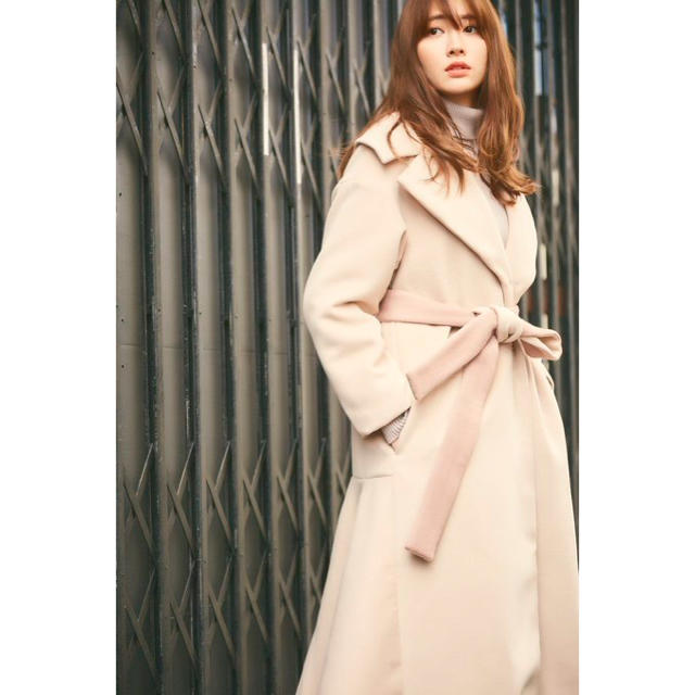 Herlipto♡こじはる着用✨人気完売ドレスコート フレア beige✨