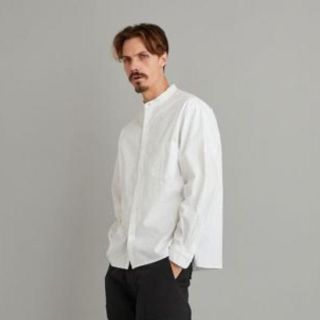 steven alan - Steven Alan シャツ ノーカラー バンドカラー スタンド