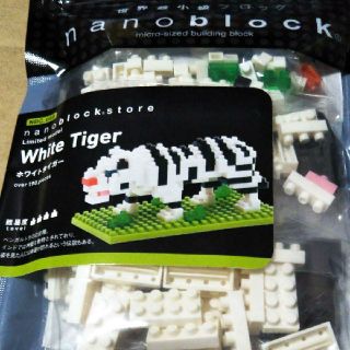 カワダ(Kawada)のしろねこ様専用 ナノブロックNBC_056 nanoblock ホワイトタイガー(模型/プラモデル)