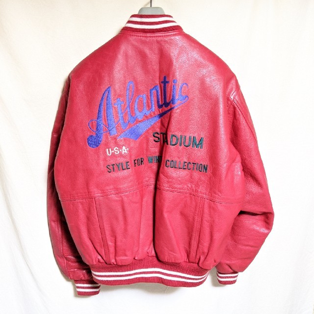 ATLANTIC STADIUMレザースタジャン-