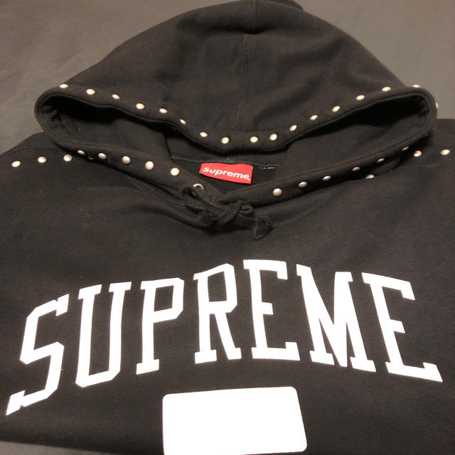 Supreme  Studded Hooded Sweatshirt