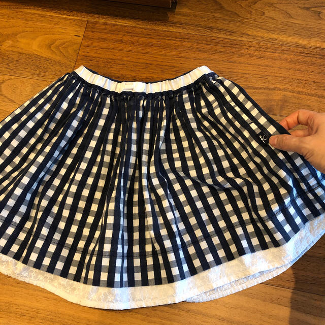 kumikyoku（組曲）(クミキョク)の組曲キッズスカートMとノースリＬ キッズ/ベビー/マタニティのキッズ服女の子用(90cm~)(スカート)の商品写真