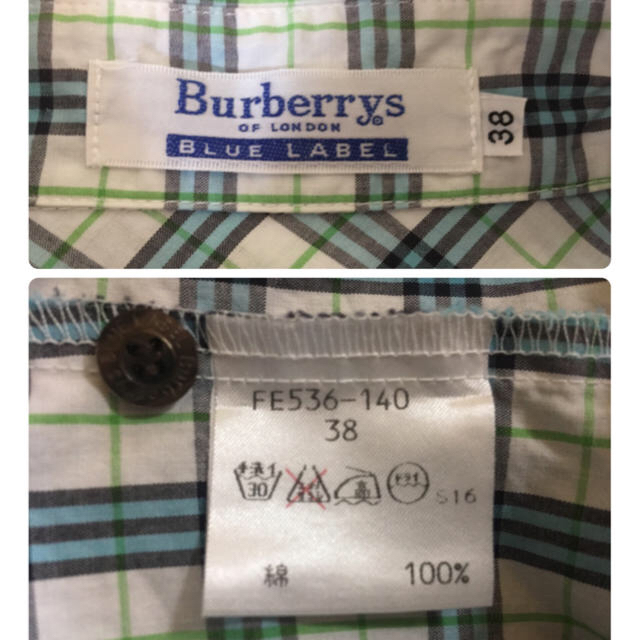 BURBERRY BLUE LABEL(バーバリーブルーレーベル)の長袖シャツ レディースのトップス(シャツ/ブラウス(長袖/七分))の商品写真