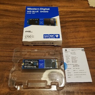 WD Blue  SN500 NVMe SSD　M.2 500GB(PCパーツ)