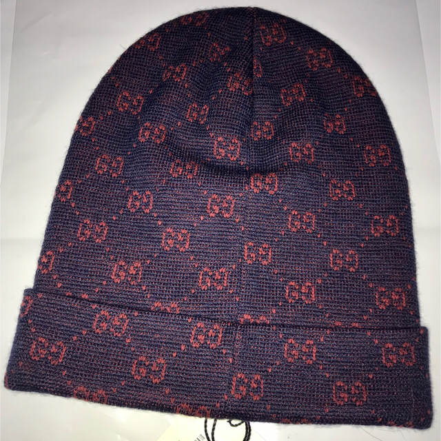 Gucci(グッチ)のGucci グッチ GG ニットキャップ　ニット帽 メンズの帽子(キャップ)の商品写真