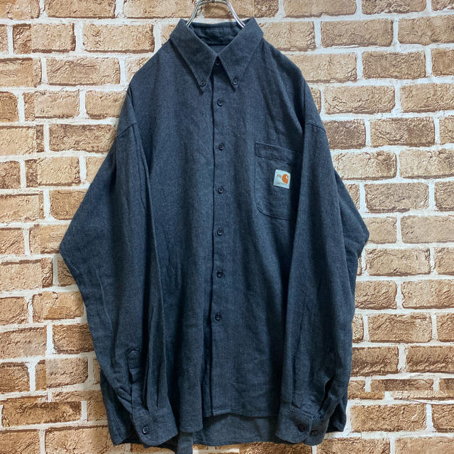 carhartt(カーハート)の90s カーハート FR  コットン長袖シャツ　大きめL ゆるダボ メンズのトップス(シャツ)の商品写真