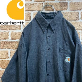 カーハート(carhartt)の90s カーハート FR  コットン長袖シャツ　大きめL ゆるダボ(シャツ)